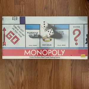 Neu Factory Sealed Vintage 1975 Monopoly Spiel Nr. 9 Parker Bros - Bild 1 von 6