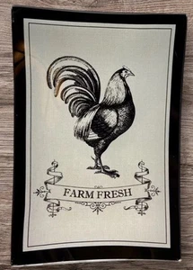 Cucchiaio Riposo Gallo Vetro Fattoria Fresco Cottagecore Country Chic Agriturismo - Foto 1 di 1