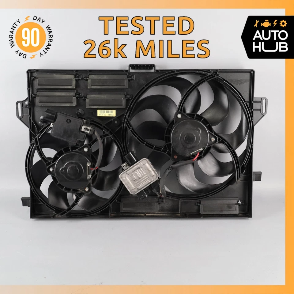 08-19 Aston Martin V8 Vantage DBS Engine Motor Cooling Radiator Fan Assembly OEM - Image 1 of 4