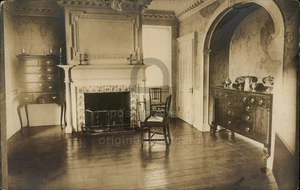 RPPC Vintage Portsmouth NH Interior Room Postcard by St. Clair's Studio - Picture 1 of 5