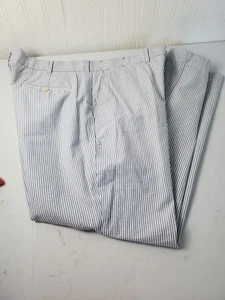 Polo Ralph Lauren Seersucker Pantalone Uomo 38X30 Blu - Foto 1 di 7