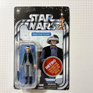 Star Wars Retro Collection Rebel Fleet Trooper Actionfigur mit Pistole, Old Ke - Bild 1 von 5