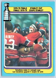 STANLEY CUP FINALS / CANADIENS WIN 1979-80 O-PEE-CHEE 79-80 #83 EXMINT+ 88431 - Bild 1 von 2