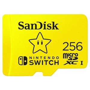 Carte microSDXC UHS-I SanDisk 256 Go pour Nintendo Switch - Produit sous licence Nintendo - Photo 1 sur 6