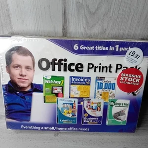 BUREAU PRINT PACK 6 EN 1 BOÎTE LOGICIEL RARE RÉTRO NEUF -WEB 7 EASY, ÉTIQUETTE USINE - Photo 1/8