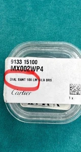 Authentic Cartier Dial Santos 100 LM MX002WP4 Watch Parts -Pre-owned - Picture 1 of 6