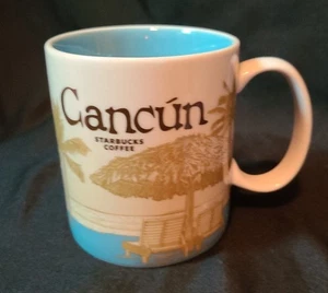 2015 Cancun Mexico Starbucks Kaffeetasse City Becher Global Icon City Sammler - Bild 1 von 7