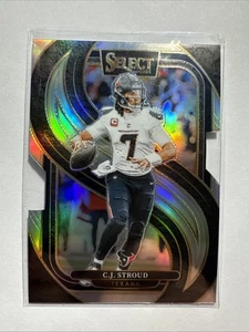 2024 Panini Select - Premier Level C.J. Stroud #128 Silver Prizm Die-Cut - Bild 1 von 2