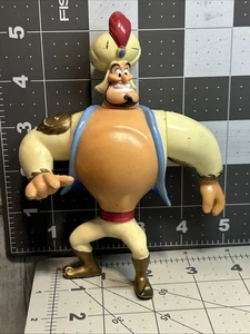 Disney Mattel Genio Figura Aladdin 5,5” Giocattolo Cake Topper PVC 1993 Vintage - Foto 1 di 14