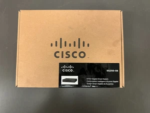 NEW SEALED Cisco SG250-08HP PoE Smart Switch 33205AM - Picture 1 of 3