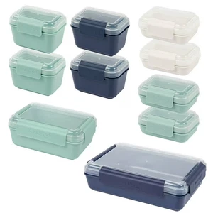 New SnapLock Rectangular Food Storage Containers BPA Free Leak Proof- 20pc - Picture 1 of 4