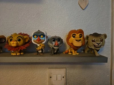 8 Piece Disneys The Lion King Funko Pop Bundle. No Original Packaging No Boxes - Image 1 of 4