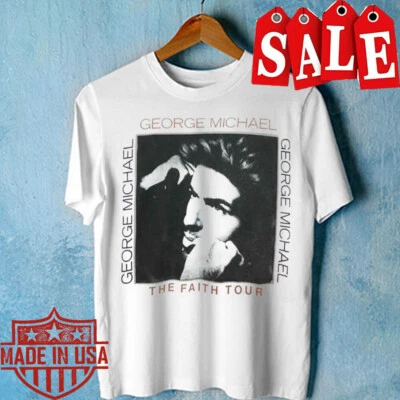 Lo último George Michael 1988 The Faith Tour Camisas Algodón Unisex S-5XL Camisa AN077 Foto 1 de 4