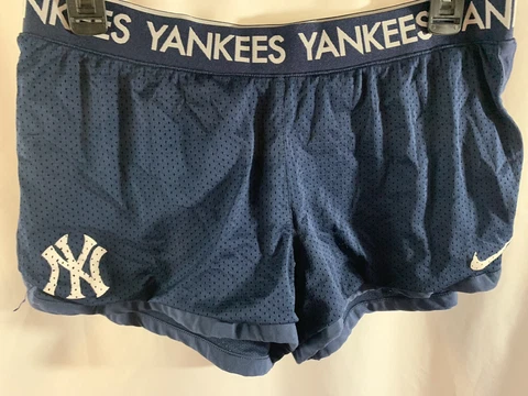 New York Yankees MLB Nike Dri Fit Running Shorts Medium Cover