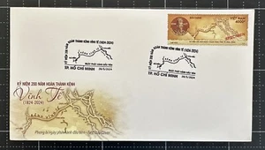 Vietnam 2024 200th Anniversary Of Vinh Te Canal Mint FDC Map Specimen HCMC Stamp - Picture 1 of 2