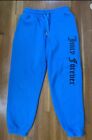 NEW Juicy Couture X Forever 21 Knit Sweat Pants Jogger Blue Small