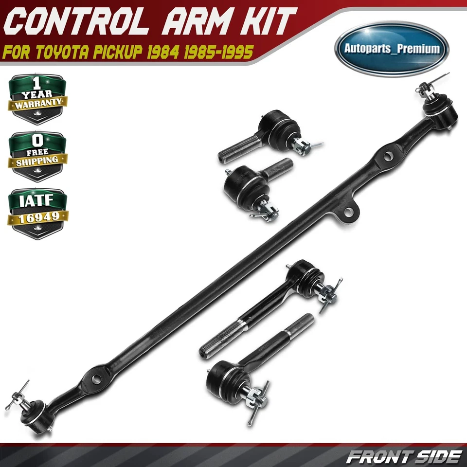 5x Inner & Oute Tie Rod End Steering Center Link for Toyota Pickup 1984-1995 RWD - Изображение 1 из 4