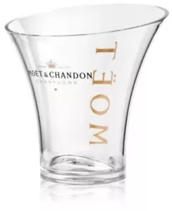 Moet & Chandon Champagner Durchsichtig Flaschen-Kühler Hochzeit Party Tisch Deko - Bild 1 von 2