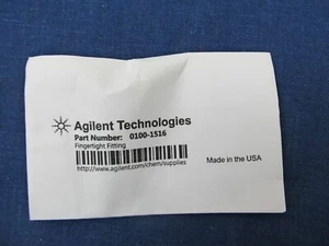 2PCS Agilent 0100-1516 Fittings 2/pack, 4 total, 1.6 mm ID, PEEK, FAST SHIPPING - Picture 1 of 3