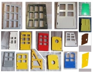  Lego Duplo Klappe für Haus Gefängnis Puppenhaus Familienhaus Wand Varianten Tür - Bild 1 von 29