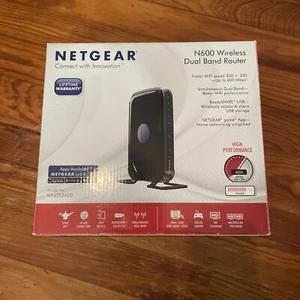 NETGEAR Wi-Fi Wireless N600 Dual Band Router WNDR3400 New - Picture 1 of 5