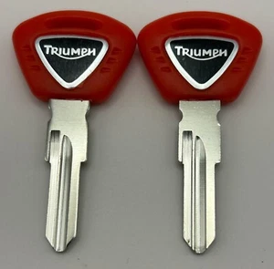 2 Key Blanks Triumph 2006-2020 Daytona 675 R 1994-2018 Speed Triple 2011-2017 R - Picture 1 of 1