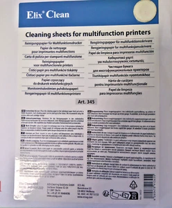 3  Reinigungsblätter-/papier A4 für Laserdrucker-Multfunktionsdrucker,Fax... - Bild 1 von 2