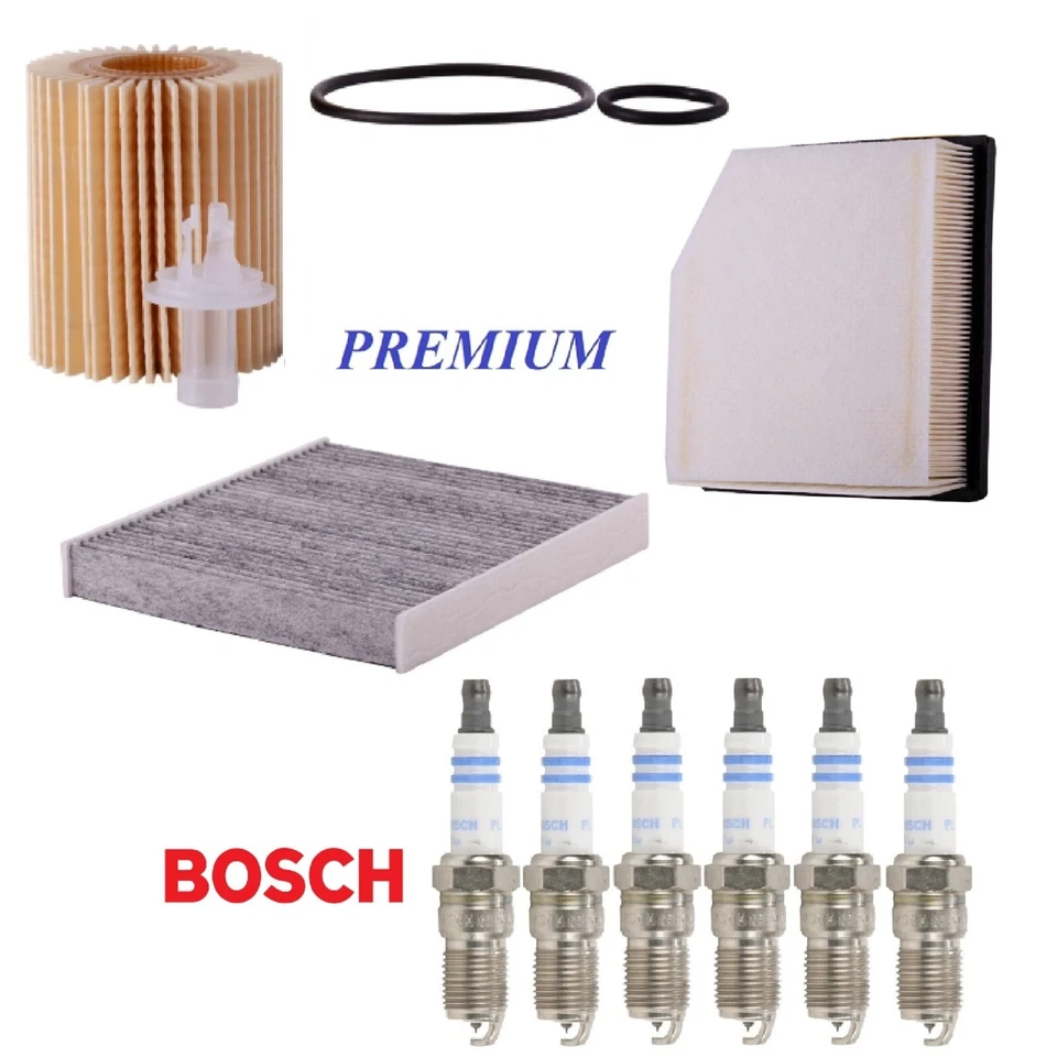 Tune Up Kit Air Cabin Oil Filters Spark Plug For LEXUS GS450h V6 3.5L 2013-2018 - Image 1 of 1