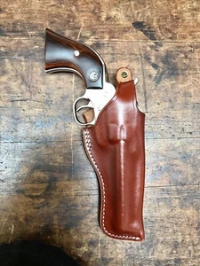 Ruger Single Six, Wrangler, Heritage, Colt, rimfire holster 4 5/8" #19244 - Picture 1 of 4