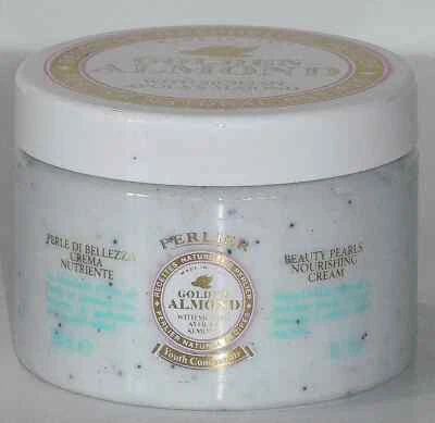 CREMA CORPORAL NUTRITIVA PERLAS BELLEZA ALMENDRA DORADA PERLIER ~10,1 FL. oz.~ (NUEVO) Foto 1 de 2