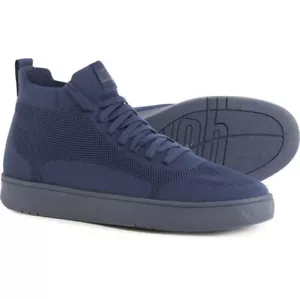 Fitflop Men’s Rally Knit High-Top Sneakers Trainers Midnight Navy size 10 - Picture 1 of 3