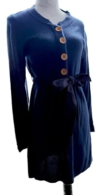 Vestido suéter azul loty by Tracy Reese talla grande Foto 1 de 3