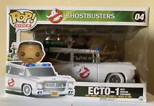 GHOSTBUSTERS Ecto-1 SIGNED BY ERNIE HUDSON  FUNKO POP RIDES WINSTON ZEDDEMORE