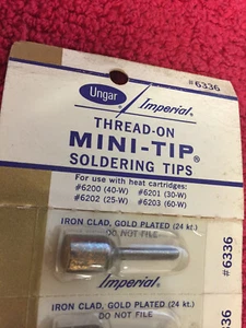 6336 UNGAR SOLDERING TIP FOR USE WITH 6200 AND 6202 - Picture 1 of 1