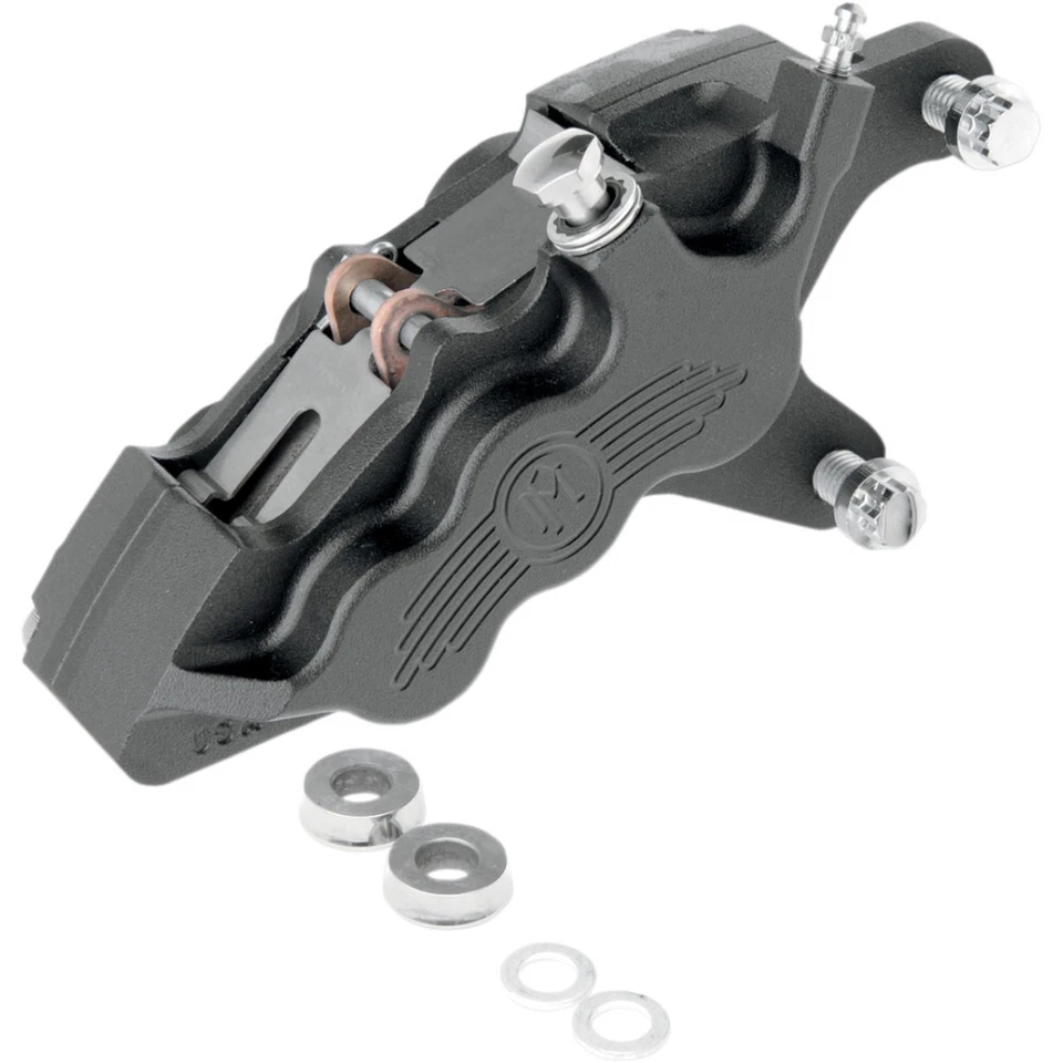 Performance Machine 6 Piston Brake Caliper 11.5" Right Black Ops | 0051-2916-SMB - Image 1 of 1