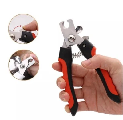 Pet Nail Clipper Trimmer – Dog & Cat Grooming Claw Cutter with Safety Guard