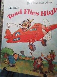 Walt Disney's TOAD FLIES HIGH Little Golden Book 1982 New York #103-44 VGC
