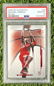 2008-09 UD SP MICHAEL JORDAN Retail Red Parallel PSA 10 Gem Mint Bulls #29 - Picture 1 of 2