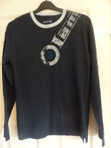 Lambretta mens Dark Blue Long Sleeve T-shirt Size S in Very Good used condition. - Picture 1 of 5