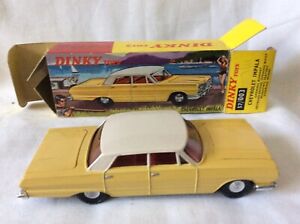Vintage 1960s 57/003 Mib Dinky Toys Chevolet Impala Model