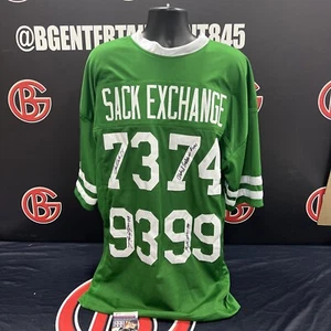 New York Jets Sack Exchange Autographed Jersey Klecko Lyons Salaam Gastineau JSA - Picture 1 of 7