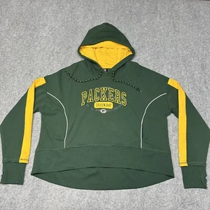 New Era Green Bay Packers Women's Hoodie Sweatshirt Green Size XL NFL Football - Picture 1 of 12