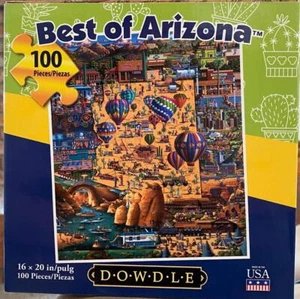 Rompecabezas Dowdle Folk Art; Lo mejor de Arizona; 100 piezas - Imagen 1 de 2