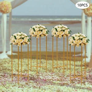 Blumenständer Hochzeit, Blumenständer Gold, Hochzeit Mittelstücke FlowerStand - Bild 1 von 18