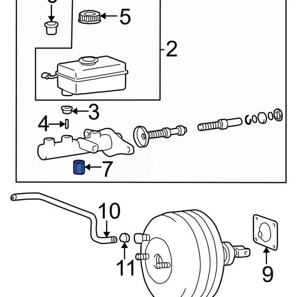 New OEM Kia Power Brake Booster Check Valve 2005 Hyundai Sonata 58775 38650 - Image 1 of 4