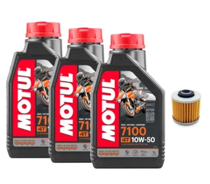 Kit Tagliando Filtro Olio Benelli + Motul 7100 10W50 3LT Per IMPERIALE 400 - Imagen 1 de 1