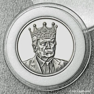 TARIFF KING - 1/2 oz .999 Feinsilber (30mm) Kunstmedaille - Bild 1 von 2