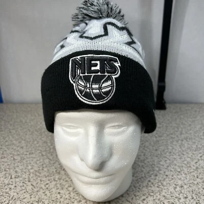 Brooklyn Nets New Era Gorro Gorra de Invierno Adulto Parche OSFM Nueva York Foto 1 de 4