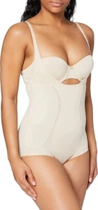 Maidenform Women's Firm Foundations-WYOB BodyBriefer Bodysuit, Beige, XL - Picture 1 of 8