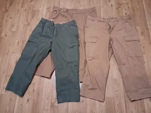 DULUTH TRADING Pantalones de Carga Flexibles Manguera contra Incendios LONA DE PATO 48 x 30 46 x 30 LOTE DE 3 PULGADAS - Imagen 1 de 11